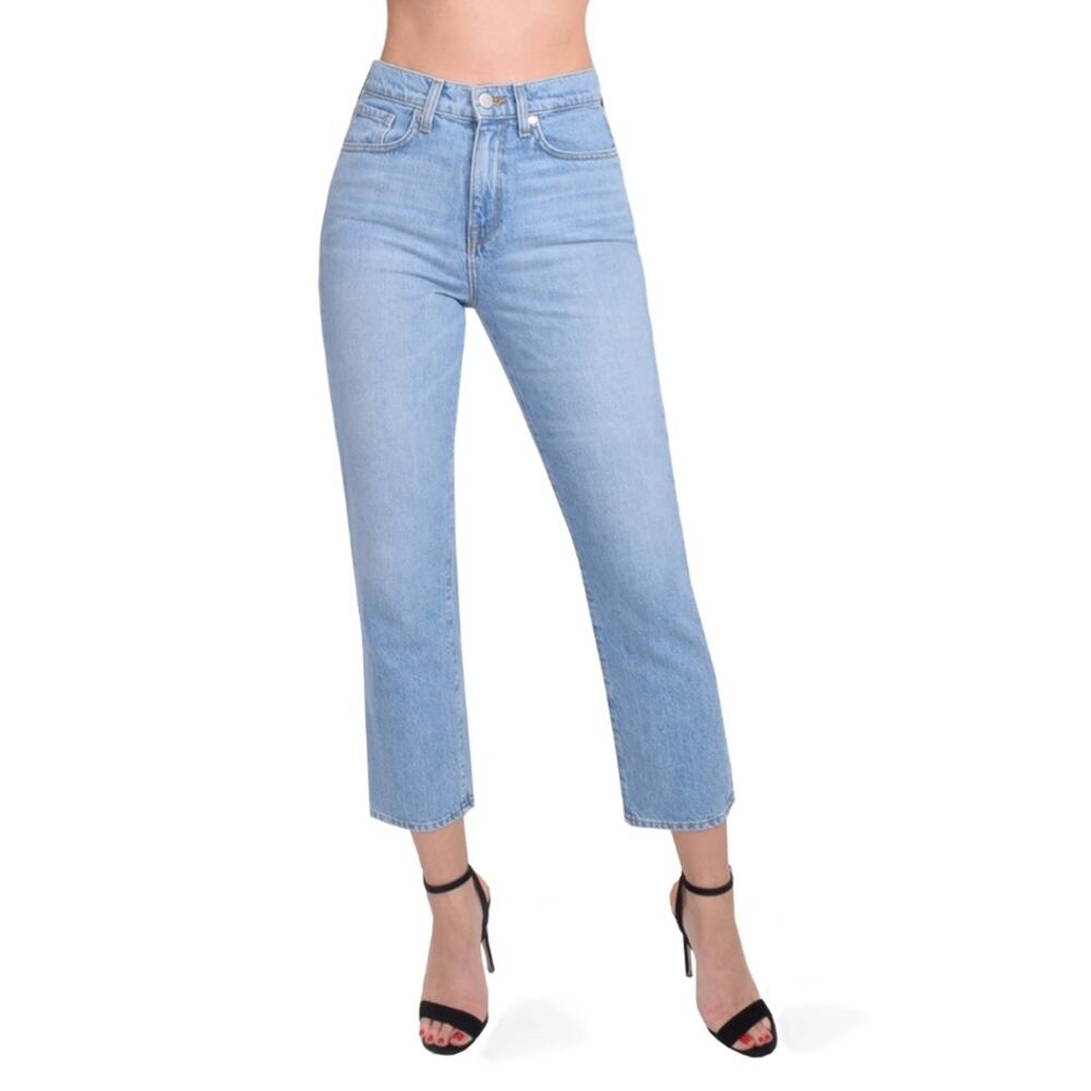 BLDWN Vintage Straight Denim Jeans Light Wash High rise Y2K 90s Mom Jean Size 29